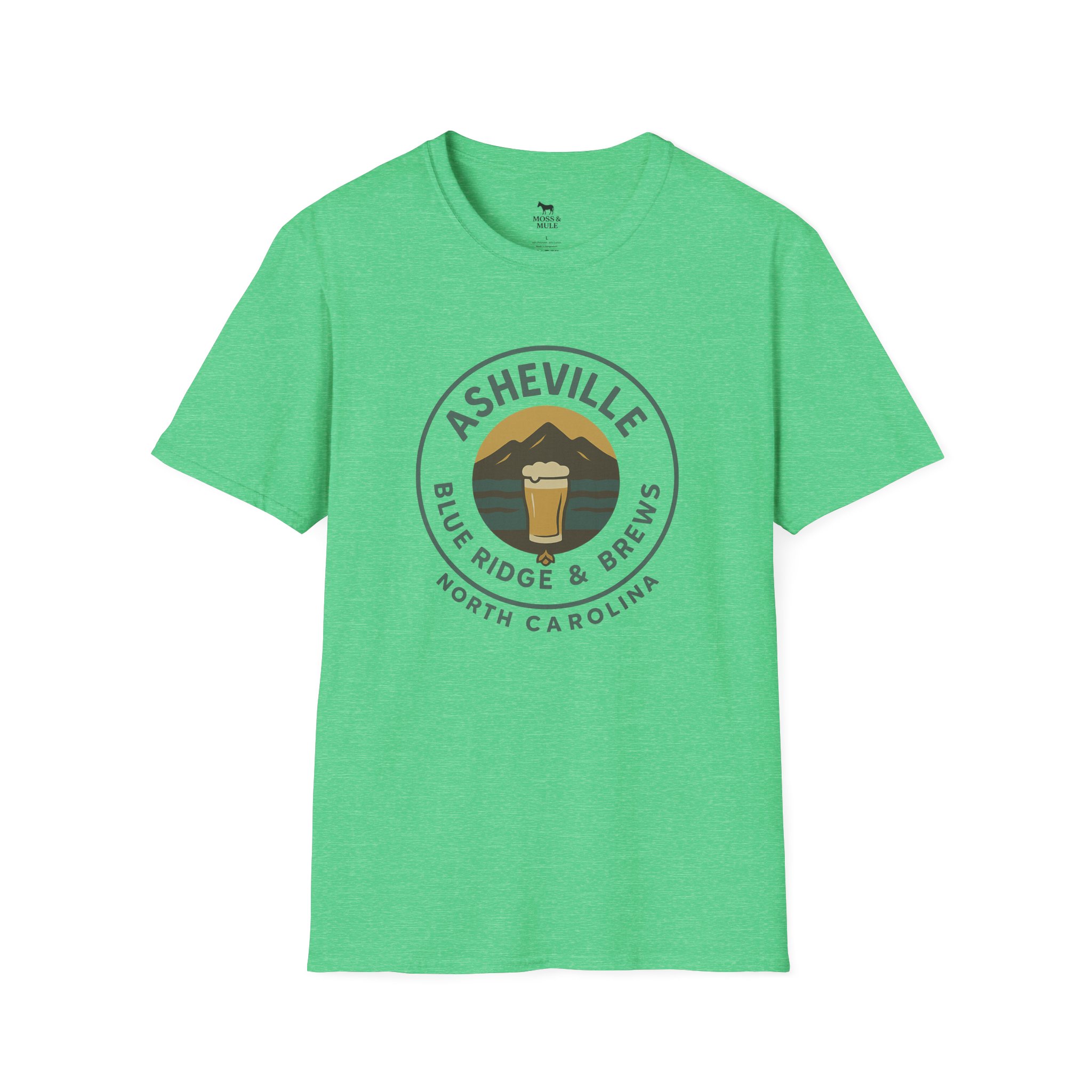 Blue Ridge Mountains and Craft Beer Graphic T-Shirt