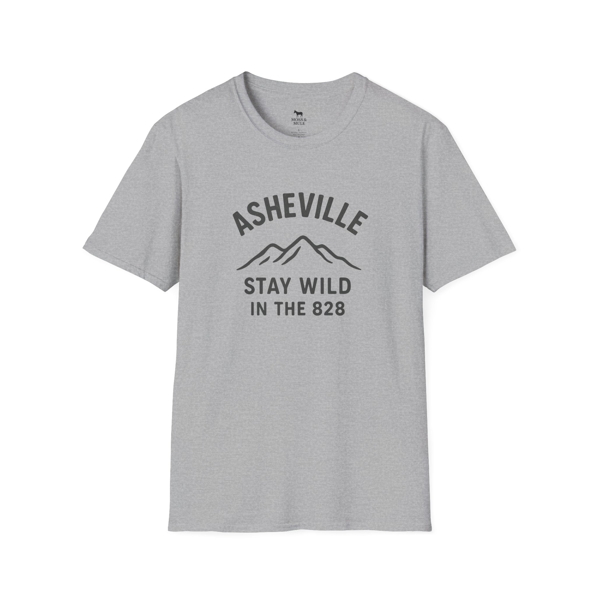 Stay Wild in the 828 Mountain Design T-Shirt